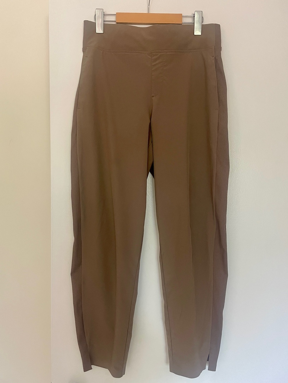 Ladies’ Brown Stretch Ankle Pants